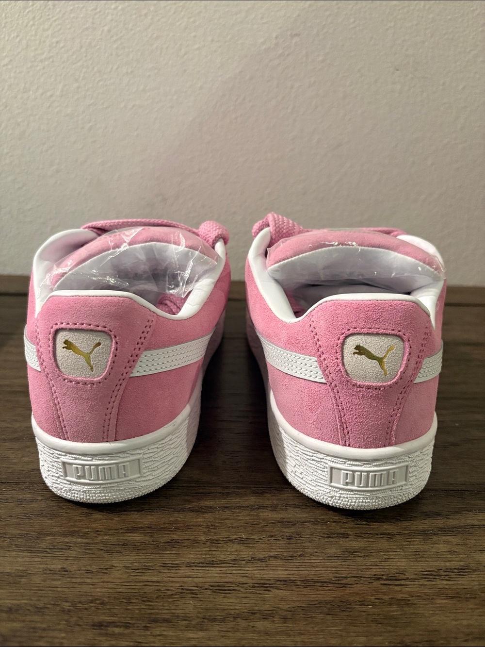 NIB[ PUMA] Suede XL Pink Sneakers Tennis Shoes Mauved Out/White Womens 8.5 / Y 7 - Picture 7 of 15